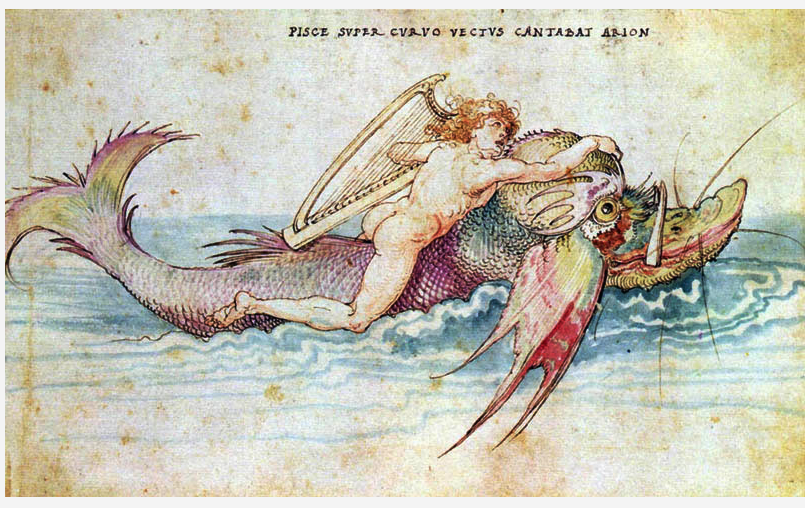 VickyGiavasi's tweet photo. Albrecht Durer - Arion
#albrechtduerer #mythology https://t.co/bV323p8b9x