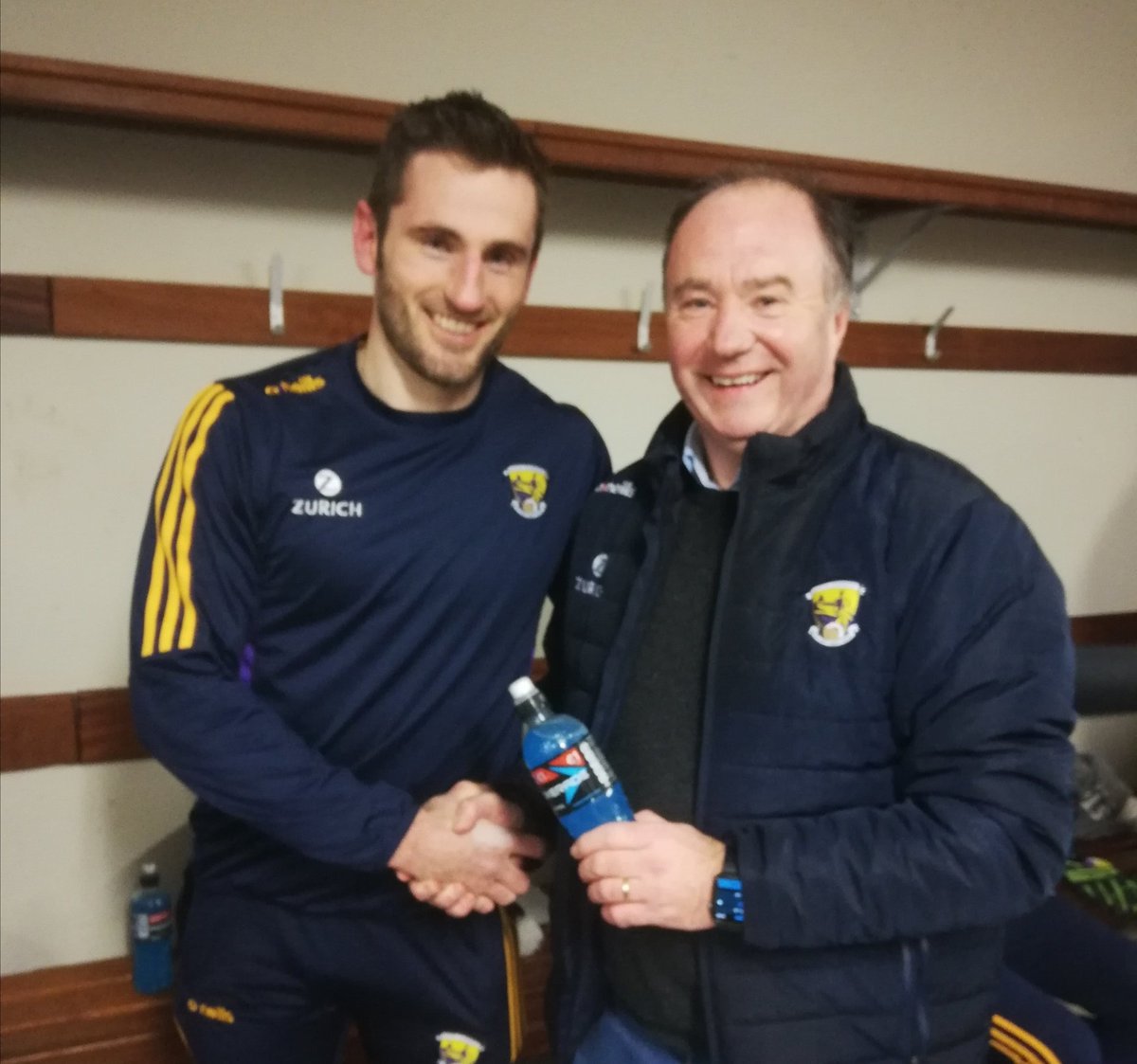 Wexford GAA (@officialwexgaa) on Twitter photo Wexford Chairman Derek Kent congratulating Brian Malone Tonight on his win over Waterford and his 164 th appearance in the purple and gold jersey <a href="/shelmaliers/">Shelmaliers GAA Club</a> Wexford Chairman Derek Kent congratulating Brian Malone Tonight on his win over Waterford and his 164 th appearance in the purple and gold jersey <a href="/shelmaliers/">Shelmaliers GAA Club</a>