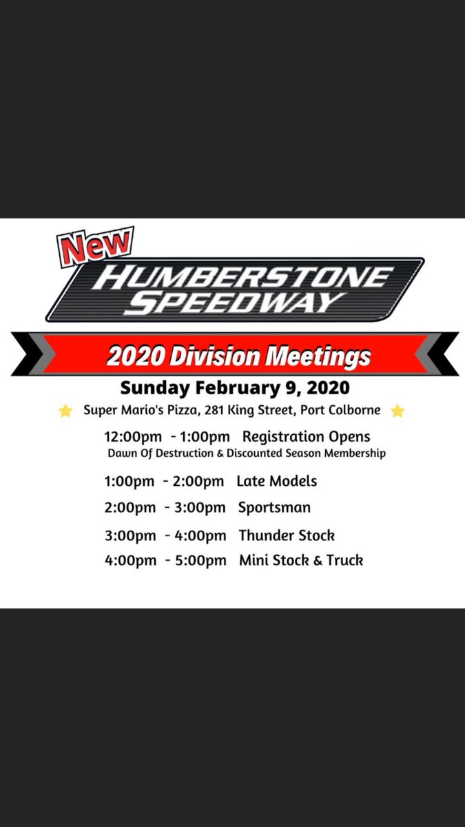 Humberstone Speedway (@newhumberstone) on Twitter photo 