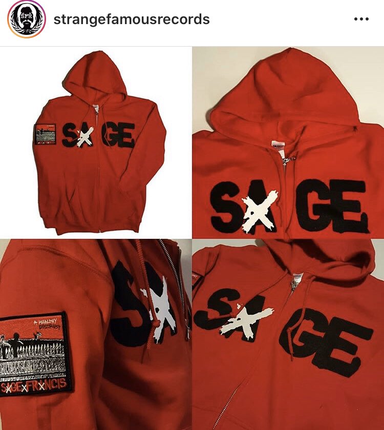 SageFrancis's tweet photo. Today is the 15th anniversary of my #AHealthyDistrust album. 
To celebrate, all AHD items are 25% OFF at the @SFRupdates store 
- no sale code needed -
check out the whole collection at: https://t.co/lzWHuRtze2
#StrangeFamous! https://t.co/kF3drYBQby