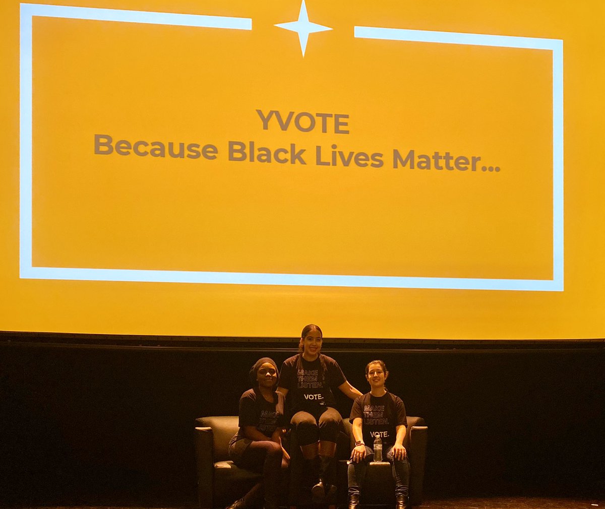 YVoteNY's tweet photo. ALL STAR FACILITATORS
Poised and powerful as 100 budding activists pour into the Langston Hughes auditorium of the energy- filled @schomburgcenter for YVote? Because Black Lives Matter
#blmteenconference #blmtc2020 #2020visionforchange #youthagenda2020 https://t.co/lcCAPYwHBq