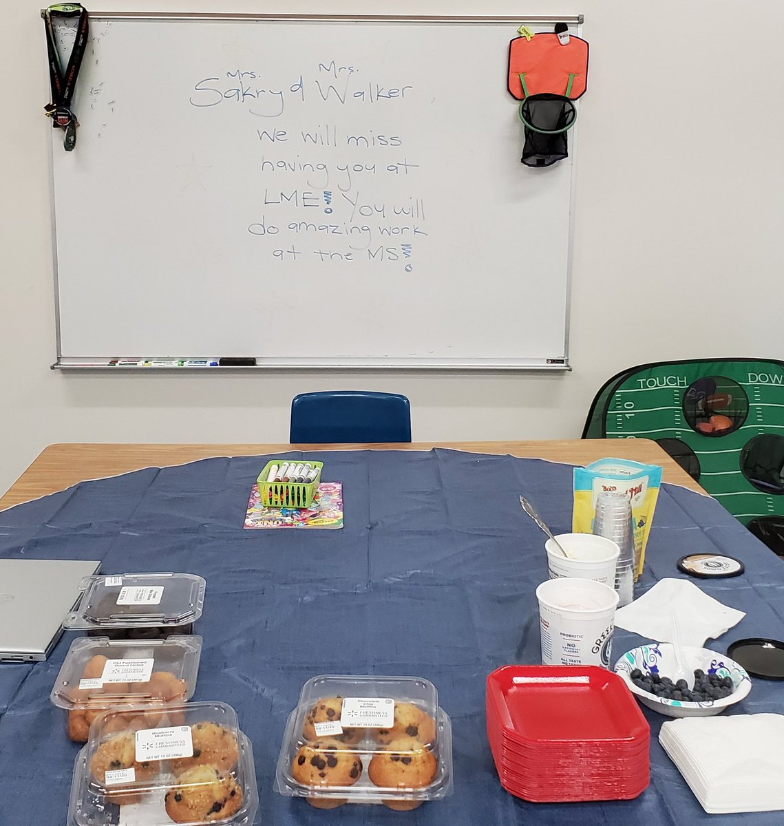 sakry_l's tweet photo. It was a bitter sweet day yesterday as I said "See you later" to my LME students and staff. Off to develop, learn, and grow as we open up the setting IV program at the middle school! Thanks for the "transition meeting" from some great friends! https://t.co/sKyJlsfraK