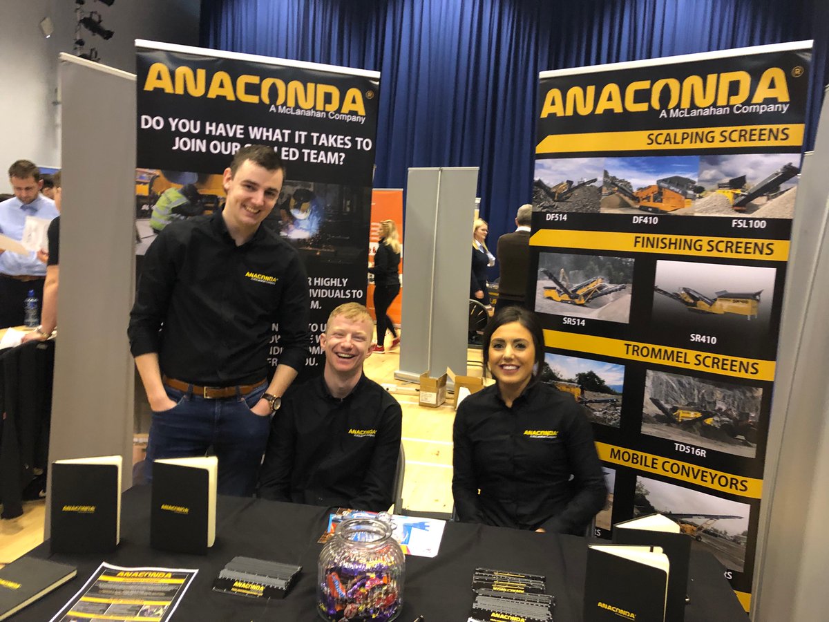 ManufacturingNI's tweet photo. Plenty of apprenticeships in #engineering to choose from @swccollege #getengineering event today #NIAW2020 @terex_finlay @SpecdrumLtd @Anacondani @EdgeInnovate @McQuaidEngineer @SandvikGroup https://t.co/4HcvKSmabW