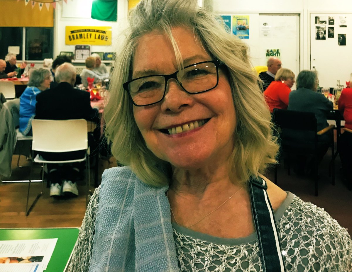 This is Rosie, one of the volunteers at our monthly community meal. Another full house tonight and lots of full bellies.