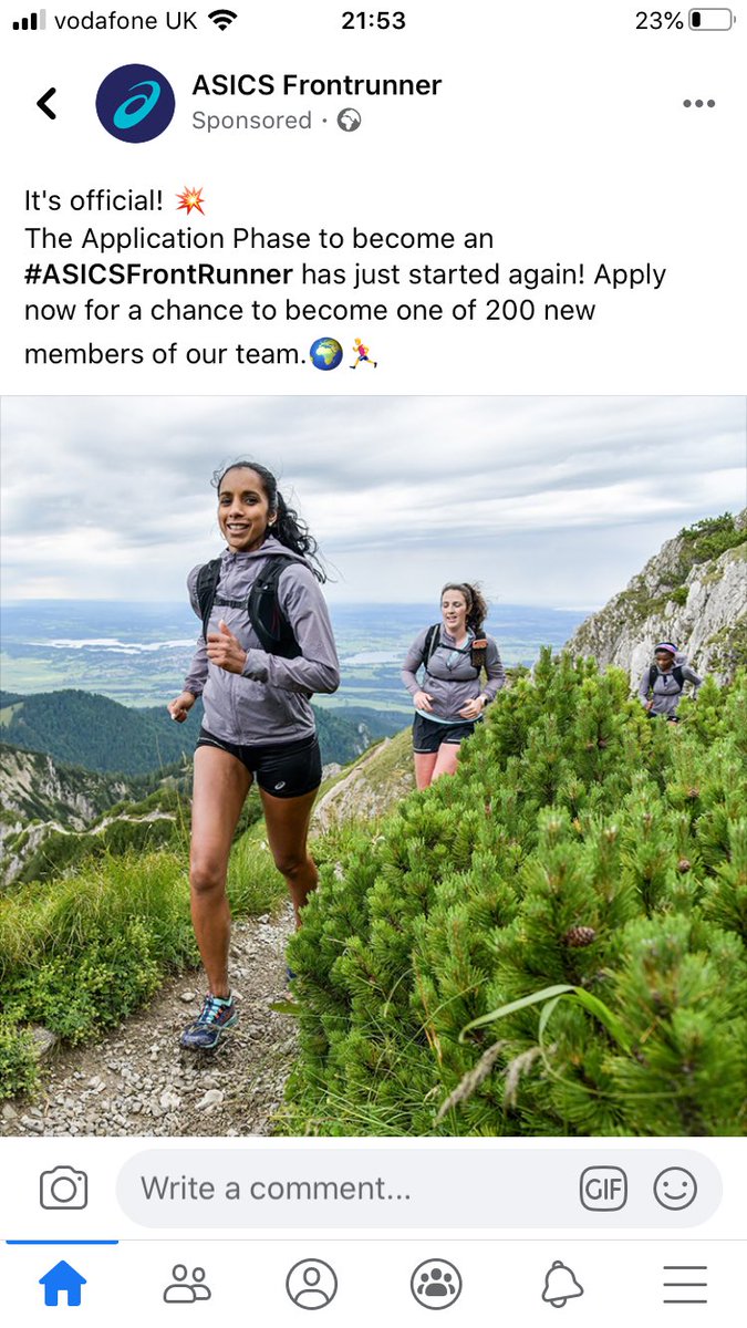 TheRunfluencer's tweet photo. Be one of 200.... and that’s not counting the 200k existing #ASICSFrontRunners https://t.co/BQjTi0mfBj