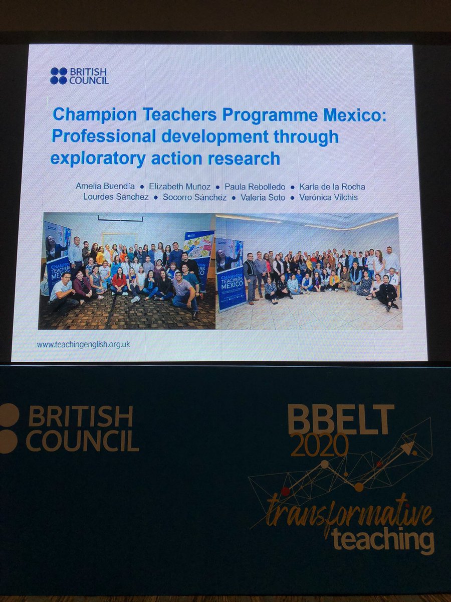 The #ChampionTeachers’ time to shine at #BBELT2020! Come join us in the Doña Adelita room 🤓 #TransformativeTeaching 💙