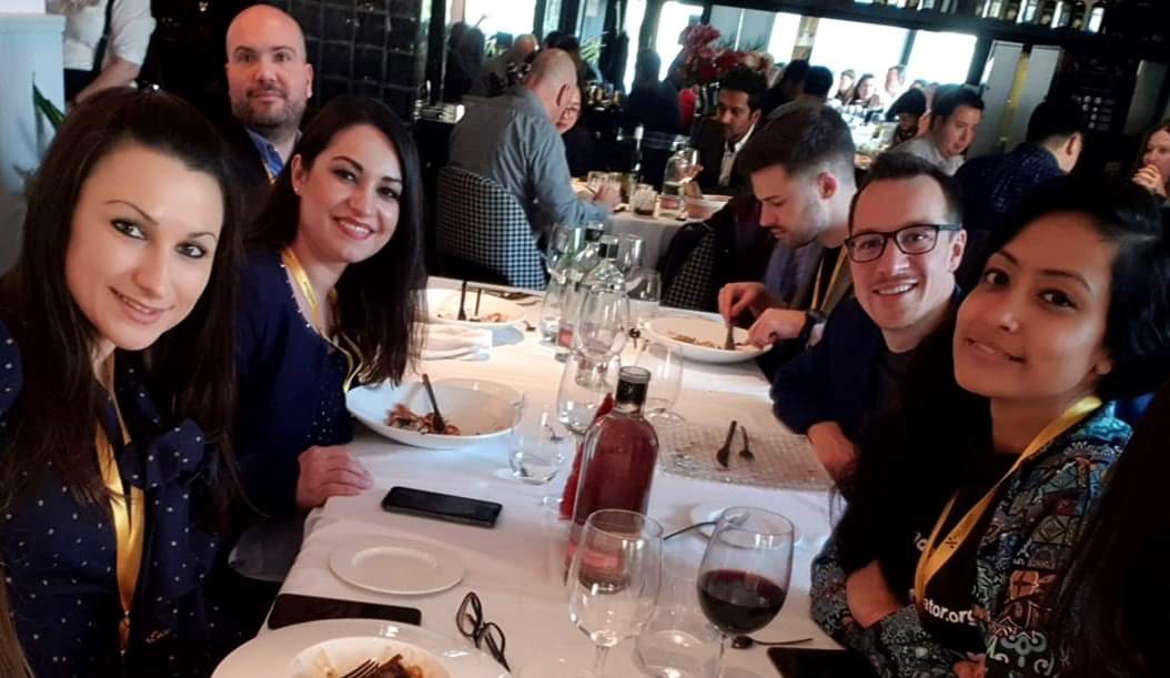 AthinaKorovesi's tweet photo. Such a wonderful moment to meet again Lukasz Krol, Technology &amp; digital security researcher, College of Europe,Natolin,Poland.We first met on Dec.2019 in #Madrid at 12th ASEF @aseforg Journalists' Seminar #ASEFJS12 &amp; yesterday in #Athens at iMEdD 24hr Event #JournalismNeverSleeps https://t.co/PTgF0Zw36F