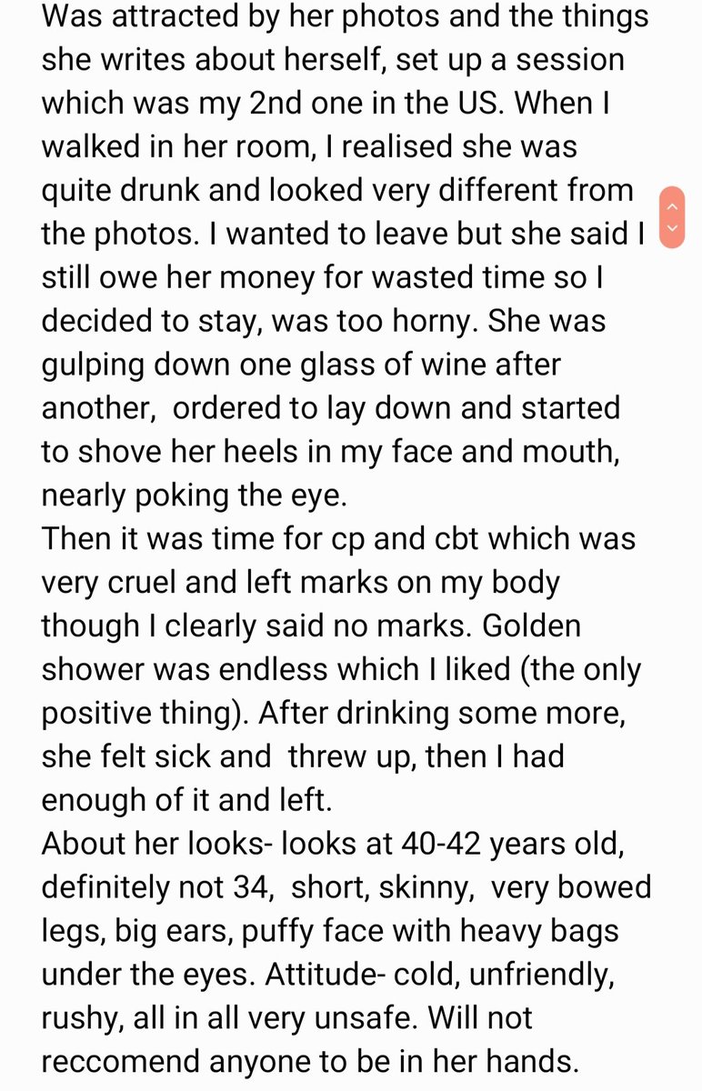 brianivv's tweet photo. @HrotJohn @FetishMiss Stay away from @defileratlarge
 This woman is an abusive alcoholic who has no control over herself. My fiance has left me when discovered bruises after that dreadful session. I snapped a picture of her https://t.co/kL4DeLkwhF