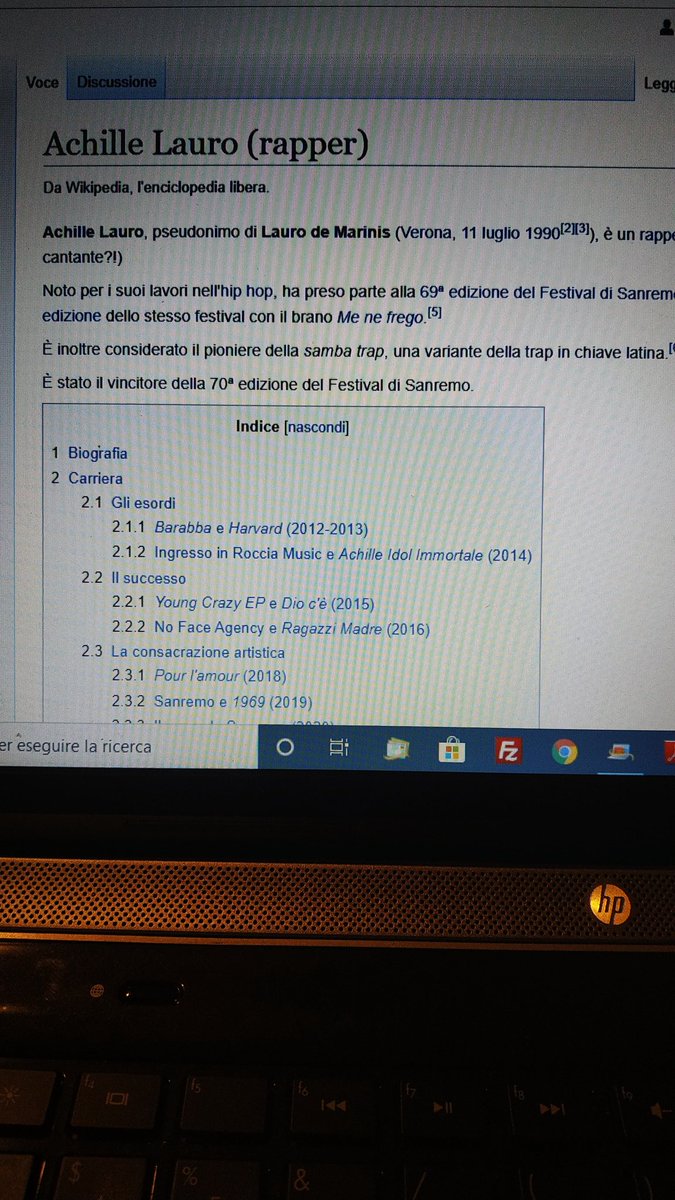 #AchilleLauro vince #Sanremo20