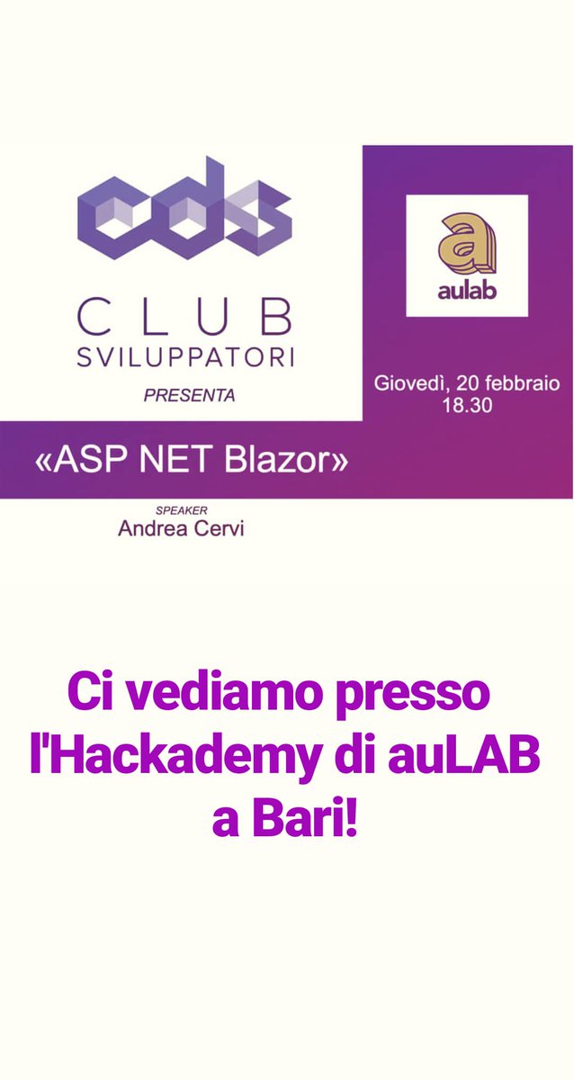 EtabetaWeb's tweet image. #blazor #aspnet #aspnetcode #coding #bari #visualstudio