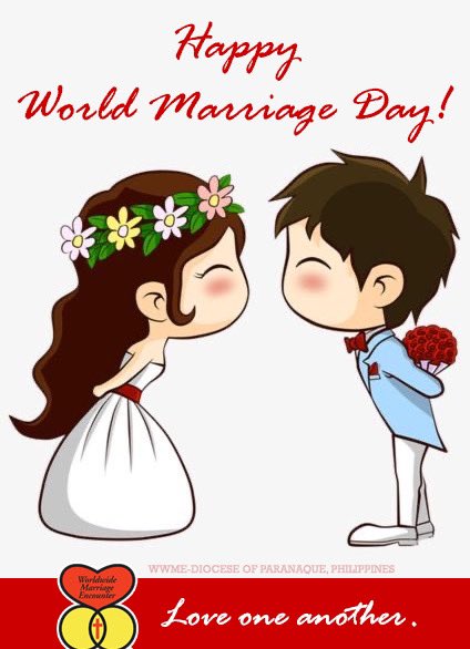 Today is World Marriage Day, a day when we celebrate the Sacrament of Matrimony with the world. This day honors the husband and wife as the foundation of the family, the basic unit of society. Happy World Marriage Day to all married couples! 🥰