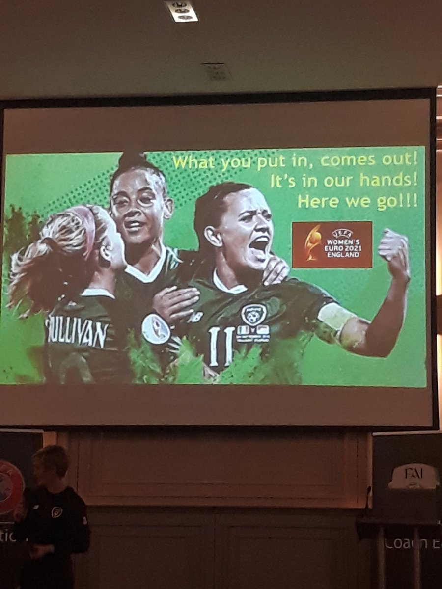 nealmckenna2's tweet photo. Great day of learning at the female coaching conference in Cork today. Some brilliant presentations done by @Jamesscott89Com @lisafallonsport and @verapauw .The womens game is buzzin #getoutandsupport β½οΈ https://t.co/hOWbJ4y3qA
