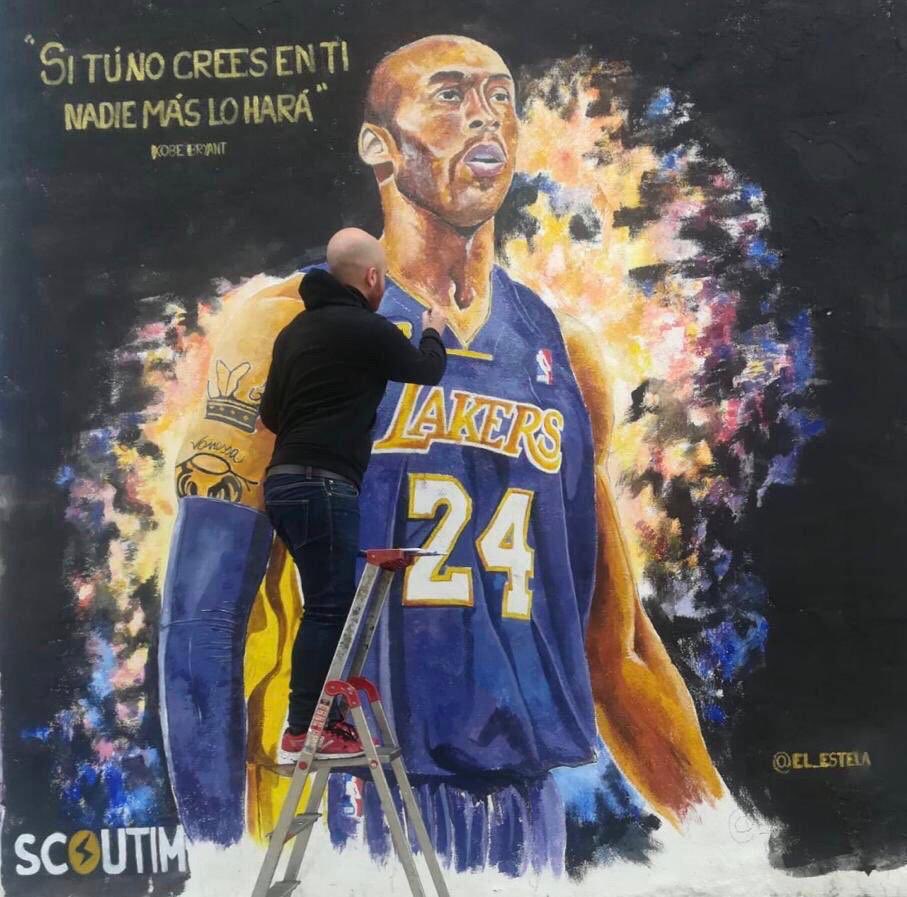 JonFatelevich's tweet photo. From València, Spain to @kobebryant with Love😍😔 #KobeBryant #KobeForever https://t.co/yYN3UKgFH5