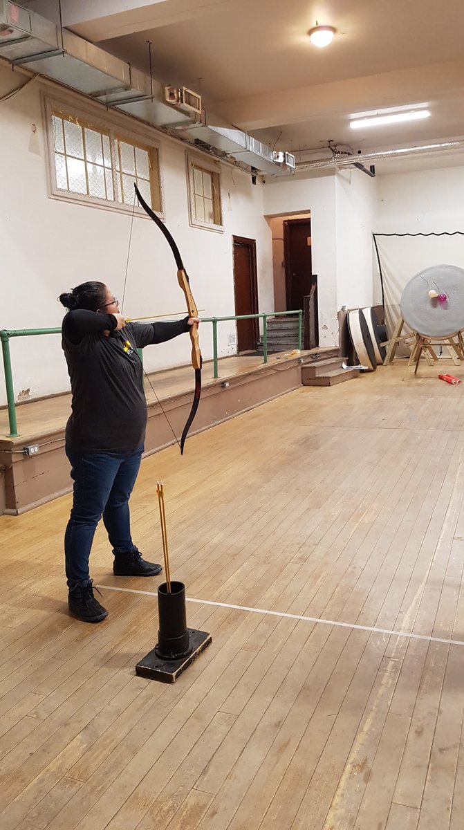 GTA Peakers putting the Peak into Peaker at Shawn's Archery <a href="/SamHeughan/">Sam Heughan</a> <a href="/MyPeakChallenge/">My Peak Challenge</a>