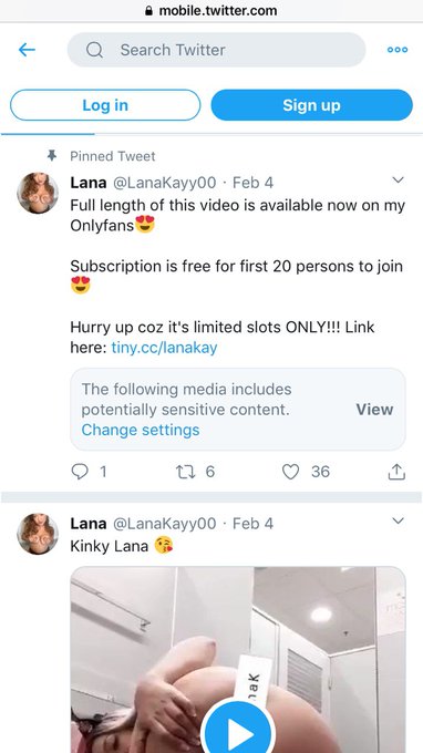 Report this fake page of me lol @lanakayy00    This is how y'all get scammed 🤦&zwj;♀️🤦&zwj;♀️ https://t.co/q<a class="tags" target="_blank" title="On Twitter" href="/?out=eyJ0eXAiOiJKV1QiLCJhbGciOiJIUzUxMiJ9.eyJpYXQiOjE3MTkzNjk4MzAsImlzcyI6InR3cG9ybnN0YXJzLmNvbSIsIm5iZiI6MTcxOTM2OTgzMCwiZXhwIjoxNzUwOTA1ODMwLCJyZWRpcmVjdF91cmwiOiJodHRwczovL3R3aXR0ZXIuY29tL2xhbmFrYXl5MDAifQ.MWgaly9zwJaVyRnd85wskex6-p9Zn3XAzfGq-rZlj-X_xHC8OI1KtF6u_dkeChVjcOuRmdBGXaEmFlqvdP8ZYw">@lanakayy00</a>