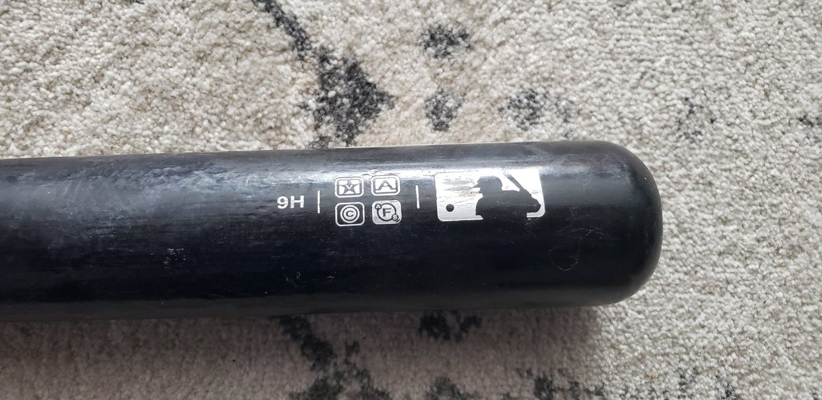 goldlinecards's tweet photo. Anyone interested in a Mat Latos game used bat? Bought for $300 years ago. Lookin for $100 obo now. Really just need some money at the moment. #reds #matlatos #pitcher #thehobby #goldlinesale #raisethegoldline #topps @HobbyConnector https://t.co/oiVdJQlEJT