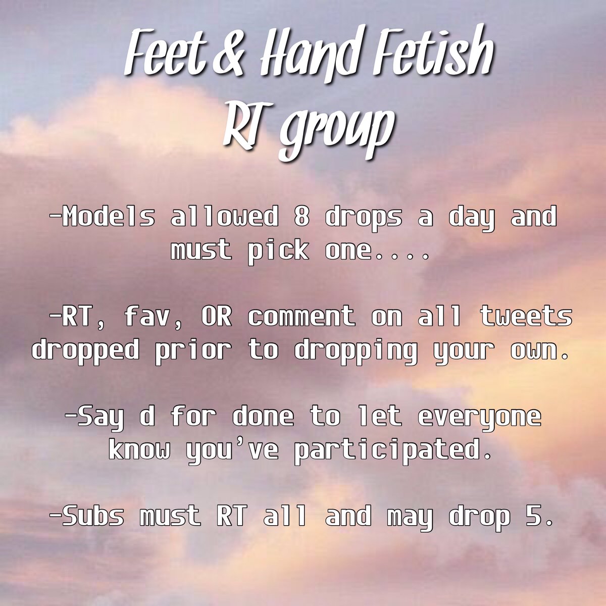 soleyzara's tweet image. Anyone looking for a feet fet specific rt group?!