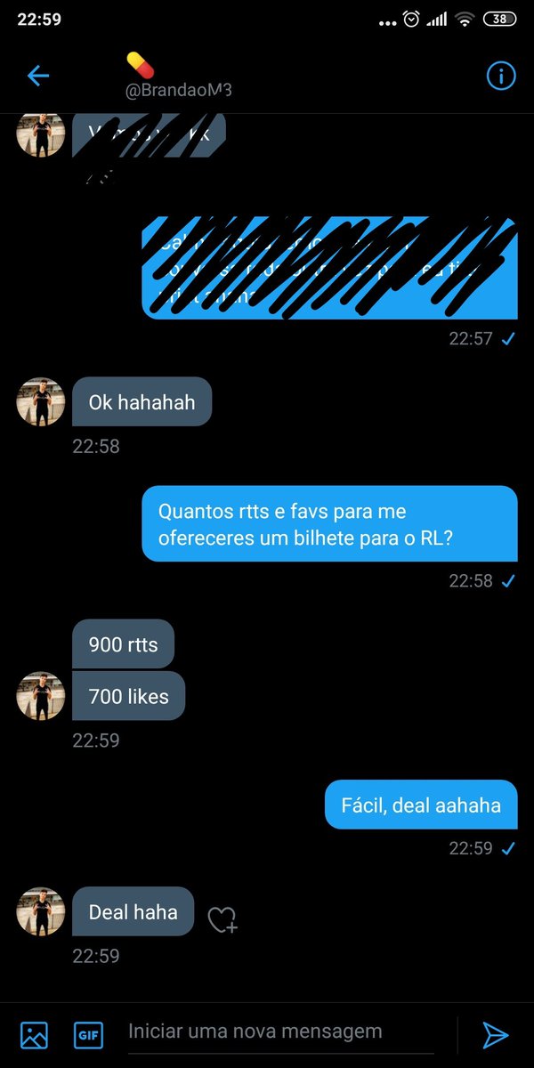 Colaborem por favor, eu quero aquele bilhete