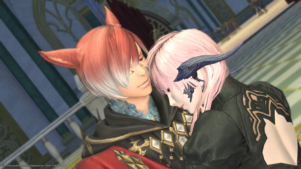 Queen_Adrya's tweet photo. The way he looks at her...😭💕 #GPOSERS #CrystalExarch #adrya #wol #ffxiv #ff14 https://t.co/CWthkmEQwB