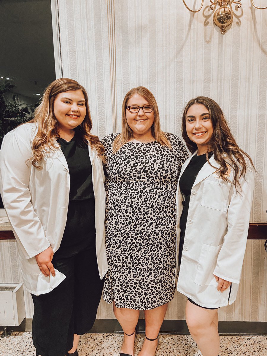 Congrats to Mary &amp; Morgan for getting their white coats.... we love you both &amp; are so proud💖