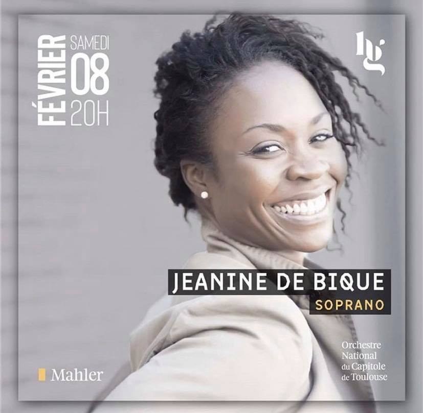 Excellent performance of Mahler Symphony 2 by Toulouse National Orchestra tonight. Soprano Jeanine de Bique has the most beautiful voice.
