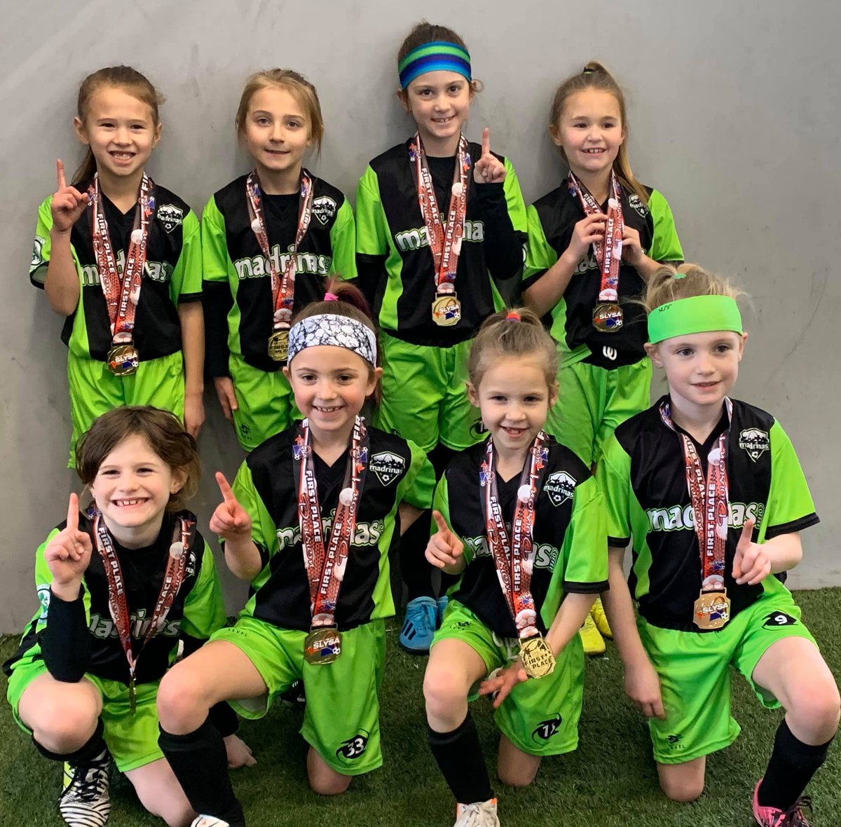 Madrinas_SC's tweet photo. These 2012 girls Blue were the Fall SLYSA 2011 Division 1 champs.  Congrats girls!! https://t.co/A13Mw6TPk8