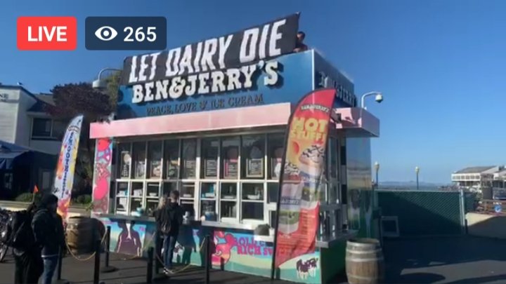 DxEverywhere's tweet photo. LIVE: Taking over Ben and Jerry's with calf hutches and a rooftop disruption to protest the cruelty of the dairy industry. Sign our open letter at https://t.co/euwLzwkqWE urging @BernieSanders to #LetDairyDie!
WATCH HERE:
https://t.co/1ebkqW24vO https://t.co/shpNWTtWiq