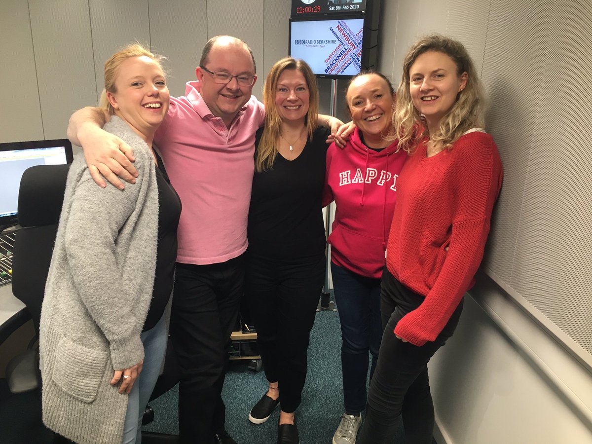 DanceWalkUK's tweet photo. Big thanks to @BBCBerkshire &amp; @andrewpeach for inviting us on the #PeachQuest this morning. We had enormous fun despite getting stuck on Clue4, we’re gonna be back, we won’t be defeated 💪😂
At least @AnoushkaonTV had time to purchase a couple of new jumpers😂 #Community #Friends https://t.co/jyTq6rxB2R