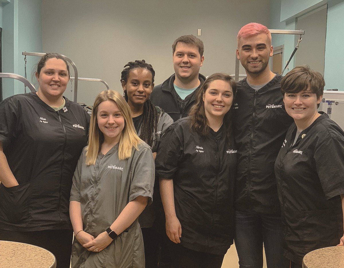 We’ve had a busy first week in academy getting dogs ready for national adoption weekend coming up Feb 28-March 1! 🐾🐶
 
It’s been a great week! 

#adoptlove #lifeatpetsmart #fortheloveofpets #petsmartgrooming #petsmartgroomingacademy #petsmart