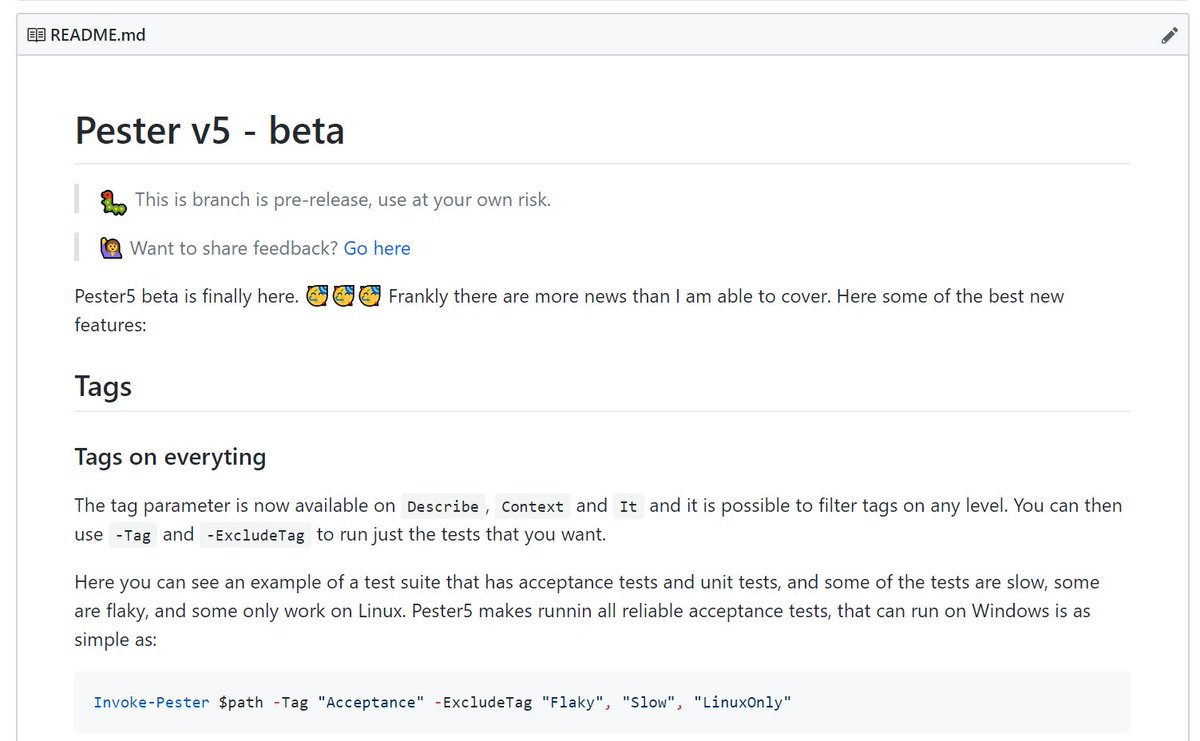 nohwnd's tweet image. #pester #powershell #pspester So this happened. 

github.com/pester/Pester/…

powershellgallery.com/packages/Peste…