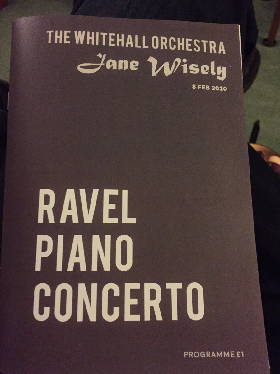 A great pleasure to play at Ashford School ⁦<a href="/WhitehallOrch/">The Whitehall Orchestra</a>⁩ in accompanying Jane Wisely in the Ravel Concerto for the left hand. Superb piano playing in this powerful piece stemming from WW1.