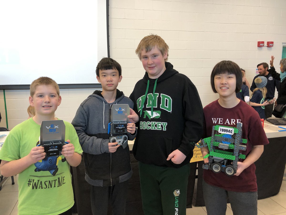 We had a very successful tournament today. Brought home some hardware!!! Teamwork Champion and Robot Skills Champion. All 4 South teams showed incredible improvement since last tournament.  Way to go everyone!!! <a href="/southms_gf/">South Middle School</a> <a href="/RRHSRobots/">RRHS Robotics</a>
