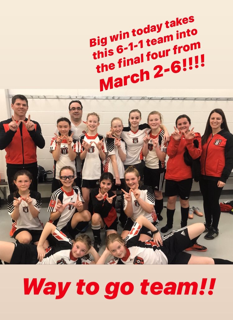 ChestermereFC's tweet photo. What a terrific season for this U12 team. We will be cheering you on in the final four play down. #CUFCProud @cmsasoccer https://t.co/sViUNp1qir