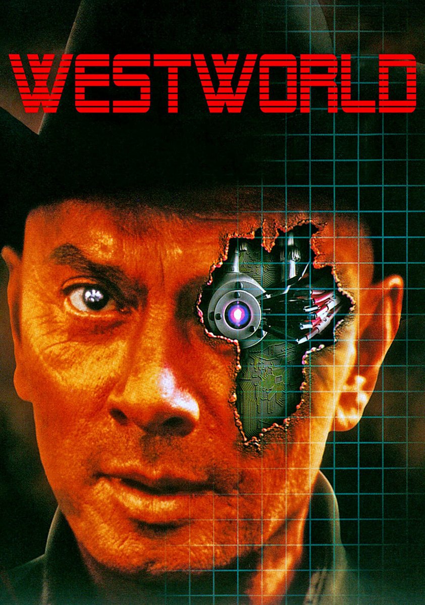 Westworld is a 1970's sci-fi movie by Michael Crichton about "a futuristic Disney-type fantasy land" where wealthy businessmen visit "to live out their fantasies" in a Wild West town full of android robots https://www.tvguide.com/movies/westworld/tv-listings/122642/