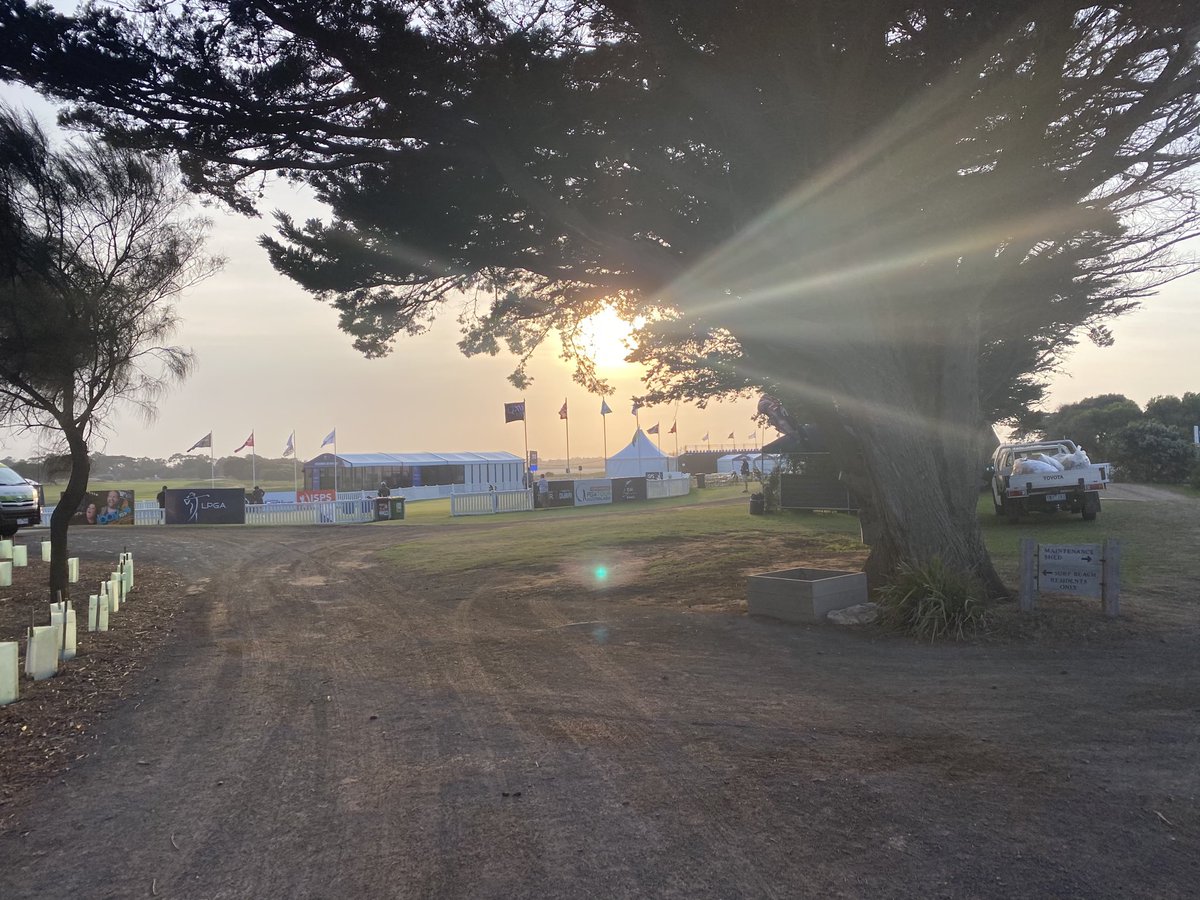 osprey2015's tweet image. Early morning at the Vic Open #vicopen #golf