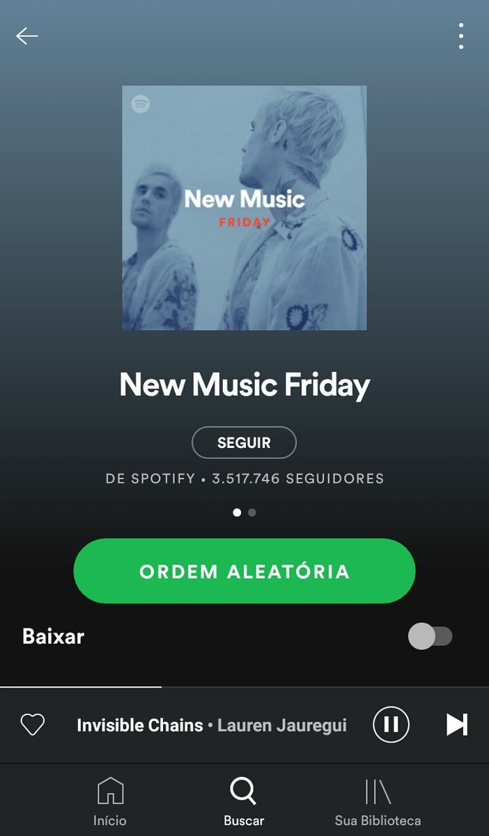 Mania_Lauren's tweet photo. Não esqueçam de da stream pela playlist 'New Music friday' onde ' Invisible Chains' foi adicionada.
Link: https://t.co/j8DhaqzRpf
#StreamPartyInvisibleChains https://t.co/fWKKNAIQZm
