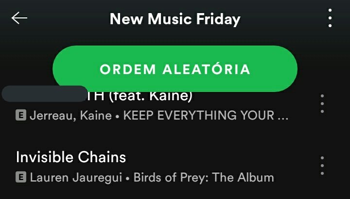 Mania_Lauren's tweet photo. Não esqueçam de da stream pela playlist 'New Music friday' onde ' Invisible Chains' foi adicionada.
Link: https://t.co/j8DhaqzRpf
#StreamPartyInvisibleChains https://t.co/fWKKNAIQZm