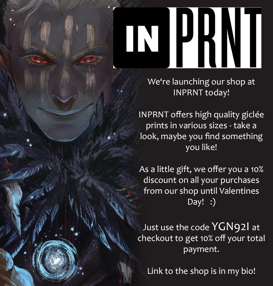 TeeLoeffel's tweet photo. You guys, I just launched my INPRNT shop! I'm super excited to share this with you. Use the code YGN92I at checkout to get your 10% off <3 https://t.co/Ah9di5pfRw
