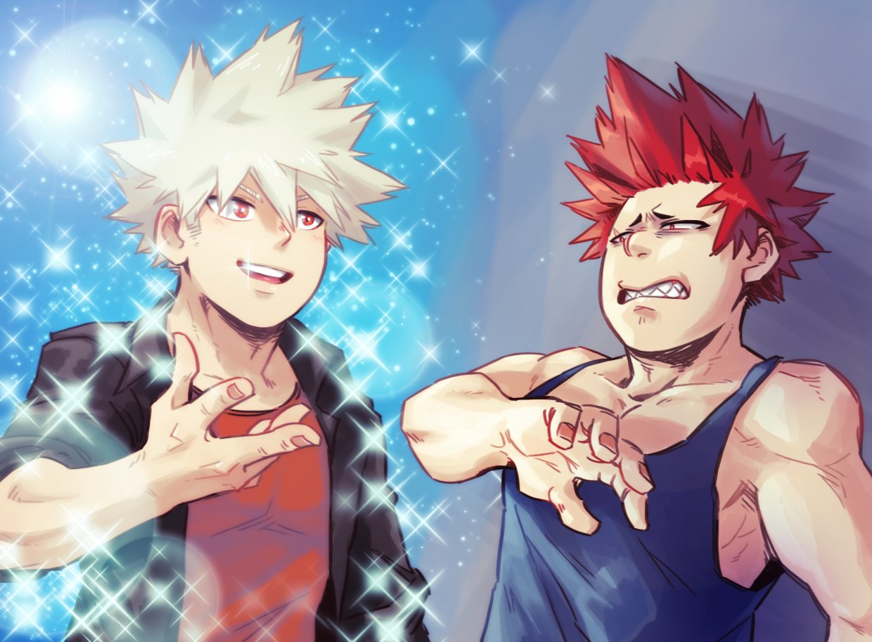 Tweet του χρήστη Kiribaku fangirl.