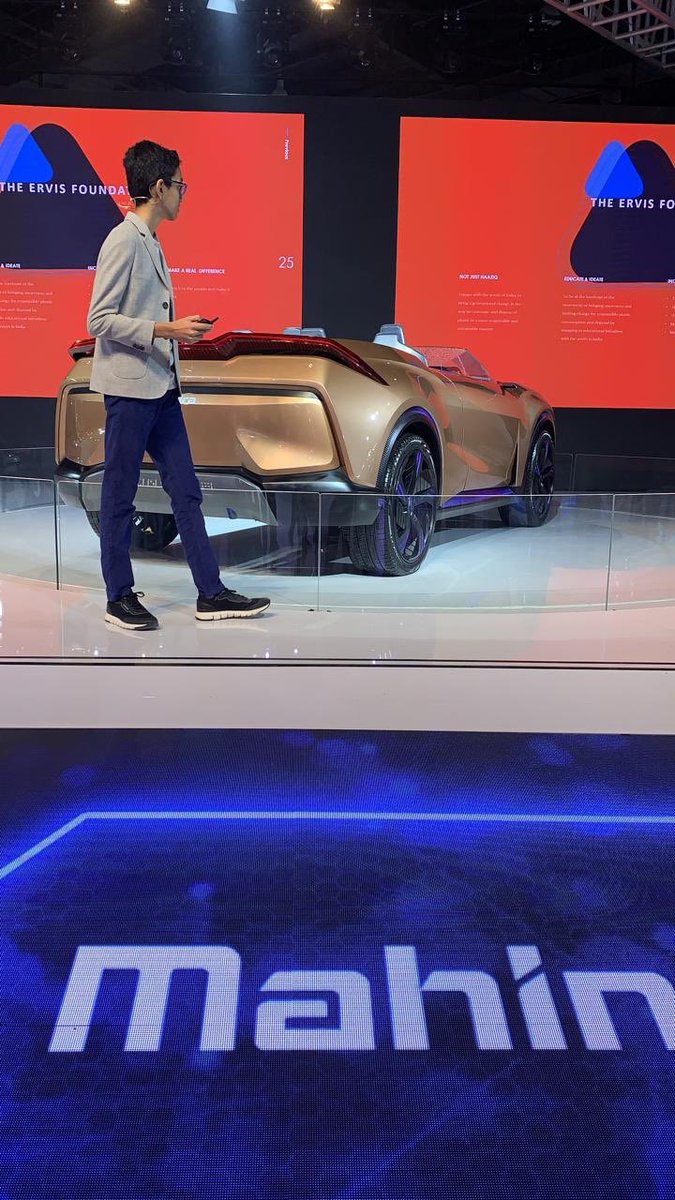 ervisocean's tweet photo. Awesome to participate at @MahindraElctrc and talk about #ervis ship #sustainability #distuption along with the super awesome #funster @anandmahindra https://t.co/9h3gfIjq14