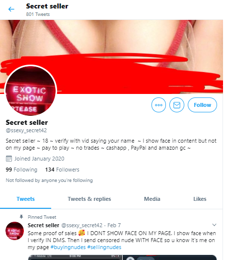 STILL RUNNING! Update: #OnBlast Underaged SCAMMER'S current accounts:- @sexxysinnner- @Sexy_ssxcret22/@Sexyy_secrett42 =>  @ssexy_secret42Still UNDERAGE, selling content & scamming; STILL ILLEGAL/WRONG! #RT &  #REPORT HER ACCOUNTS to Twitter CSE:  https://help.twitter.com/forms/cse 