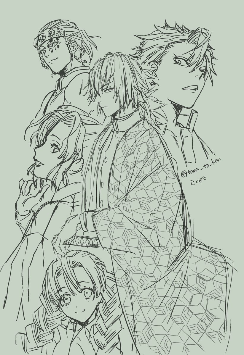 落書き柱 