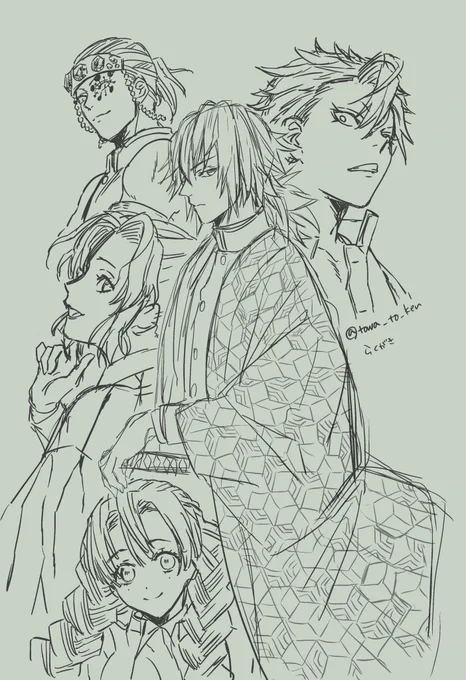 落書き柱 