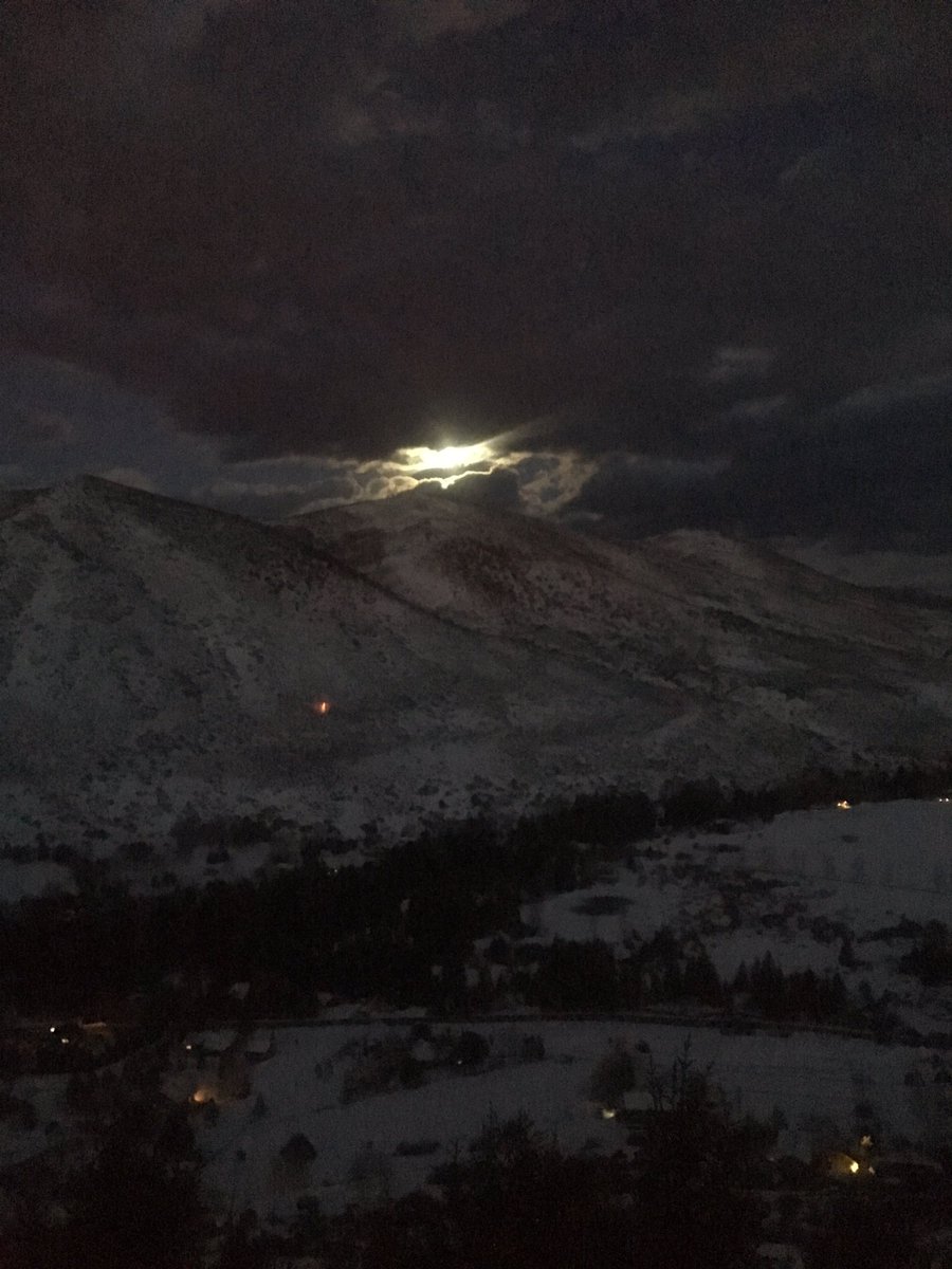 Sunset to moonrise - Snowmass, Colorado