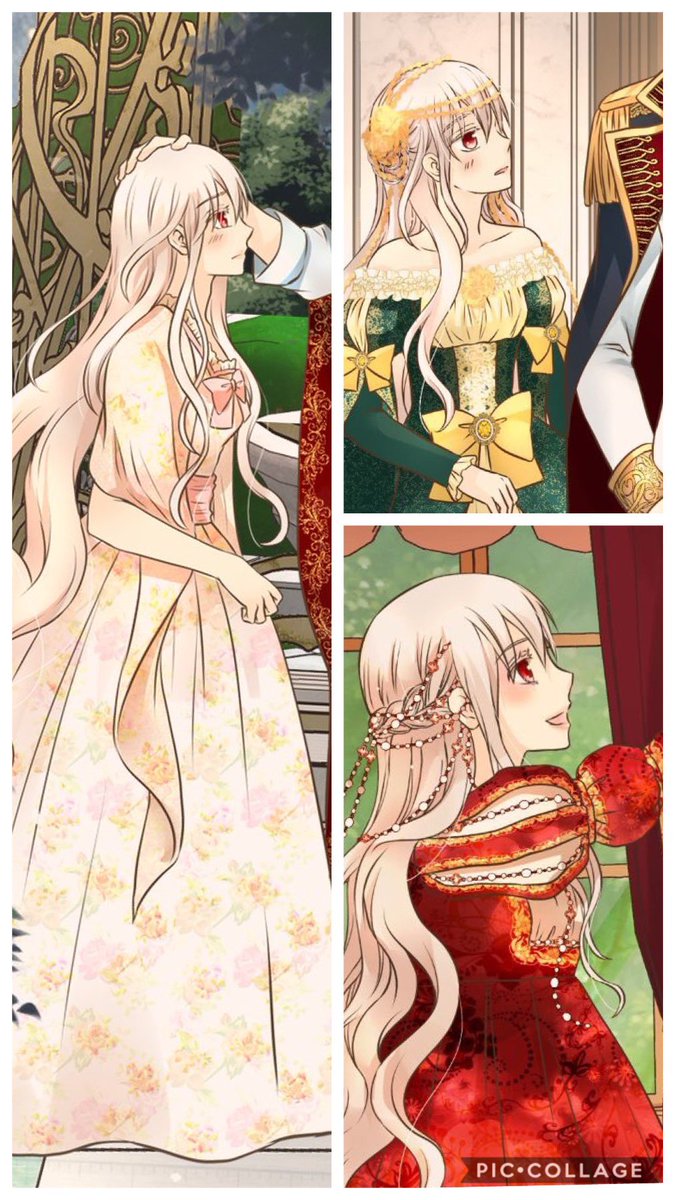 Yu Ka お姫様 お嬢様 ドレスシリーズ どのドレスも素敵すぎる ティアちゃんのシルバーの髪の毛にも合ってるし でもやっぱ個人的には1枚目の1番下が好きー 捨てられた皇妃