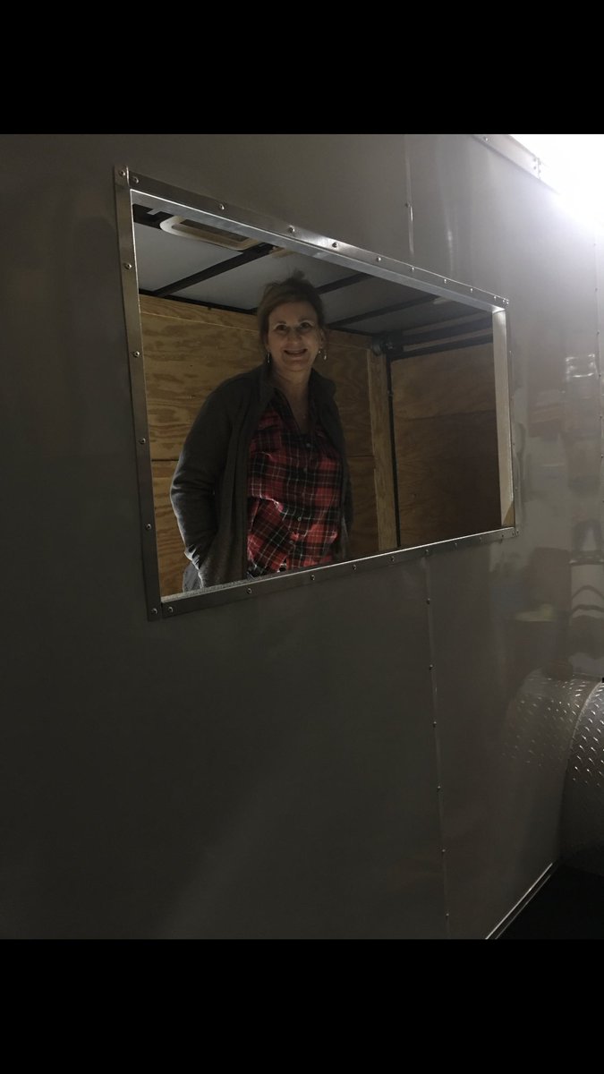 racing_nance's tweet photo. Souvenir Trailer is coming along! Mama Sandy is trying it out! 😬 https://t.co/YSHCqofCnC