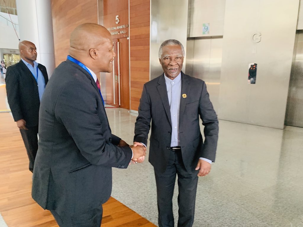 JacksonMthembu_'s tweet image. Former President Thabo Mbeki , credited with the NEPAD initiative as chair of the then OAU in 2002 , is also attending the #33rdAUSummit in #Addis #Ethiopia .
