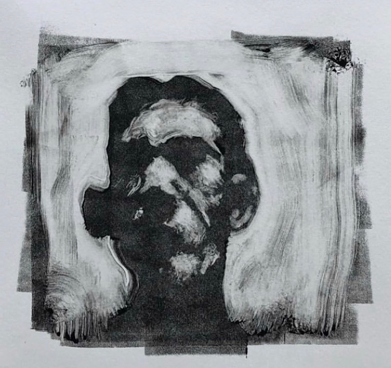 IllustrationAca's tweet photo. When it’s #sketchbooksaturday and you want to switch up your process— try monotype! It’s a blast creating quick, fluid drawings with ink and a Brayer or brush. 🎨: @edwardkinsella ✨🙌 #iakc20 #illustration #neverstopdrawing #monotype #edwardkinsella https://t.co/i0XjjqXYfA