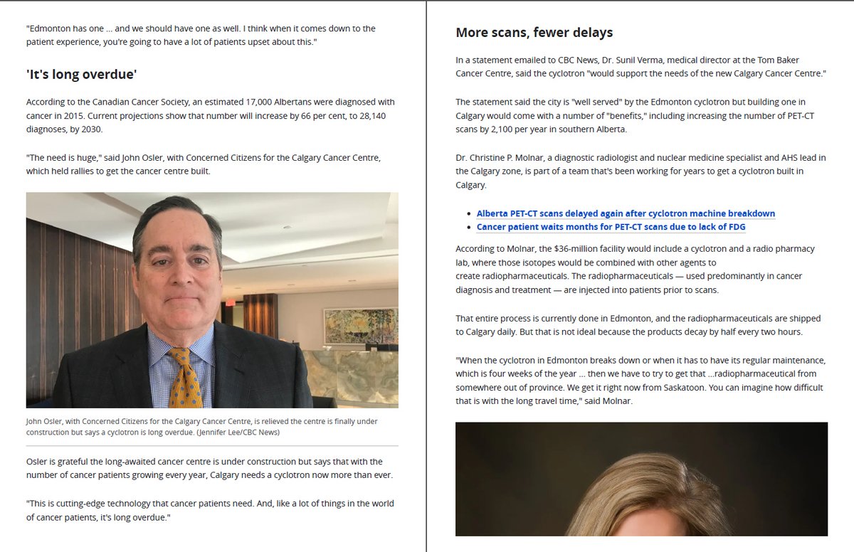 MakisMedicine's tweet photo. Notley refused to build a cyclotron in Calgary that would've produced radiopharmaceuticals

Then she illegally sabotaged a revolutionary $30 million Cyclotron facility @UAlberta in Edmonton

Now Notley &amp; her AHS Execs face $36 million in lawsuits

Notley SABOTAGED diversification https://t.co/CUXq3u7Yl6