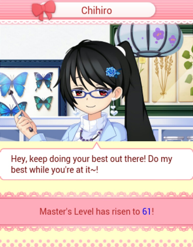 SuJai0's tweet photo. #Levelup, level up! Actual encouragement from Chihiro at level 61. #Myroid #moecanch #moecanchange https://t.co/rWZaRrRnCq